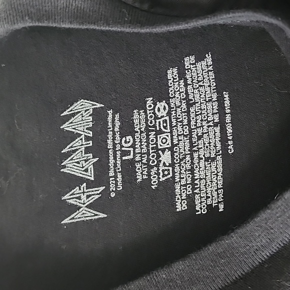 Def Leppard Hysteria Shirt size Large - Picture 4 of 6